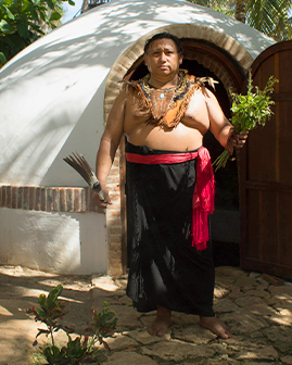 Temazcal en Parque Garrafón, Cancún, Isla Mujeres